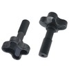 2PCS Plastic Fixing Screw Black for Garden Swing Canopy Frame