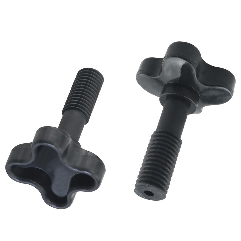 2PCS Plastic Fixing Screw Black for Garden Swing Canopy Frame