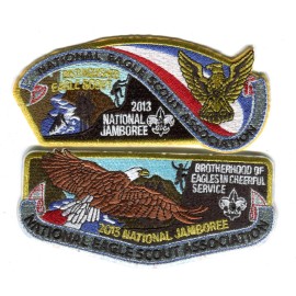 NESA / Boy Scouts 2013 Jamboree NESA Distinguished Eagle  Patch set