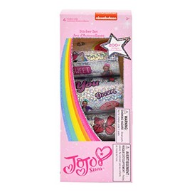 UPD JoJo Siwa Sticker in Holographic Long Box - Includes 4 Holographic Sticker Rolls