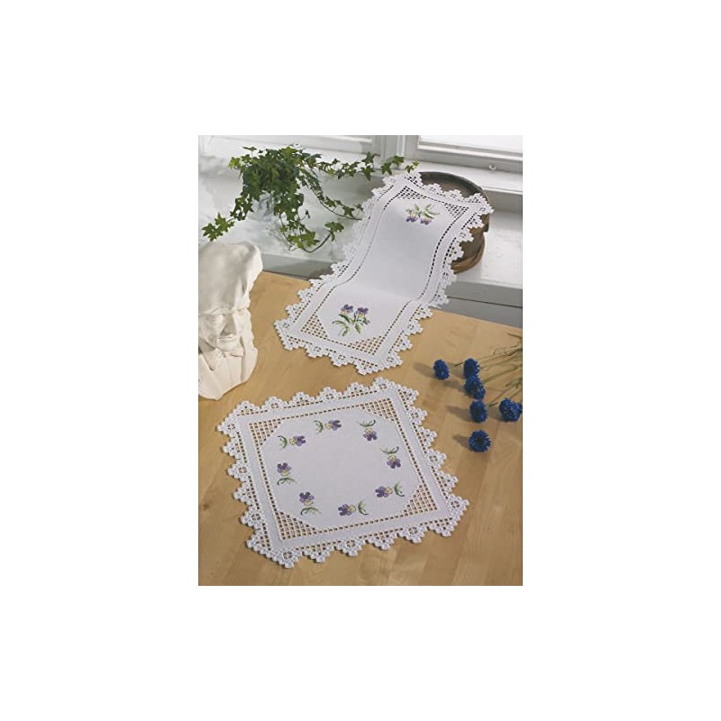 Permin Hardanger Table Runner Embroidery Kit Hardanger Counted Pattern