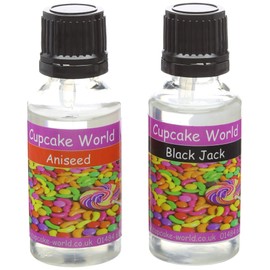 Black Jack and Aniseed Intense Food Flavours (Two 28.5 ml Bottles)