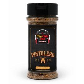 All Natural Mexican Seasoning by Manchild - Taco & Fajita Seasoning Mix - Pistolero Spice blend for Tex Mex Dishes - Pulled Pork, Burrito, Chicken, Beef, Tacos, Carne Asada - Gluten Free, No MSG, 5.25oz