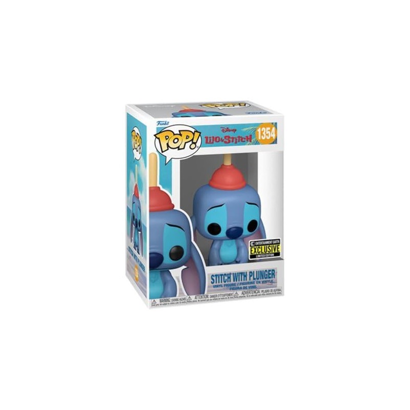 Funko Pop! Disney: Lilo & Stitch - Stitch w/Plunger Figure