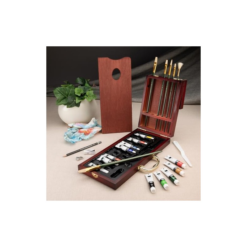 Royal Langnickel 18748 Set Est. Madera Oleo Premier (Rset-Oil2020)