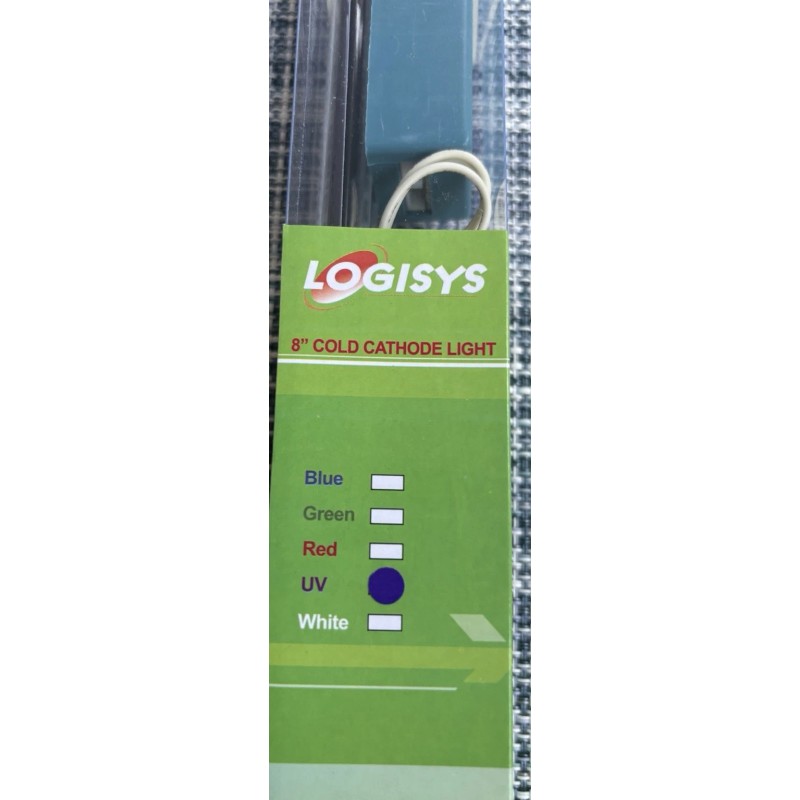 Logisys Single 8” Inch Cold Cathode Fluorescent Lamp (UV)