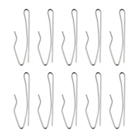 Curtain Hooks Metal Curtain Header Tape Drapery Hooks for Curtains (22 Pack)
