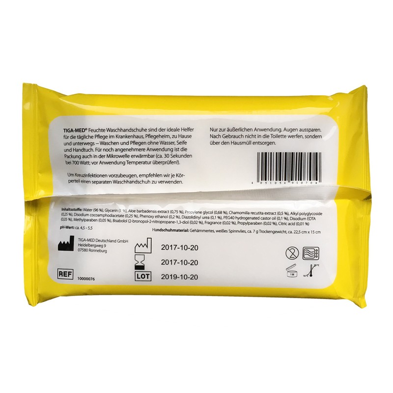 Disposable Wet Wash Mitts 24 Pack = 192 Pieces Wash