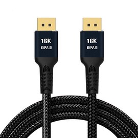 Cablecc DisplayPort 2.0 DP to DP Cable 16K 60hz Cable Ultra-HD UHD DP 1.4 8K 120hz for PC Laptop TV 2M