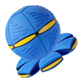 Magic Transformation Ball, Flying Saucer Ball, Shape Changeable (Blue)
