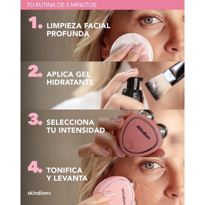 Dispositivo de microcorriente facial Skindion – Lifting y reducción de