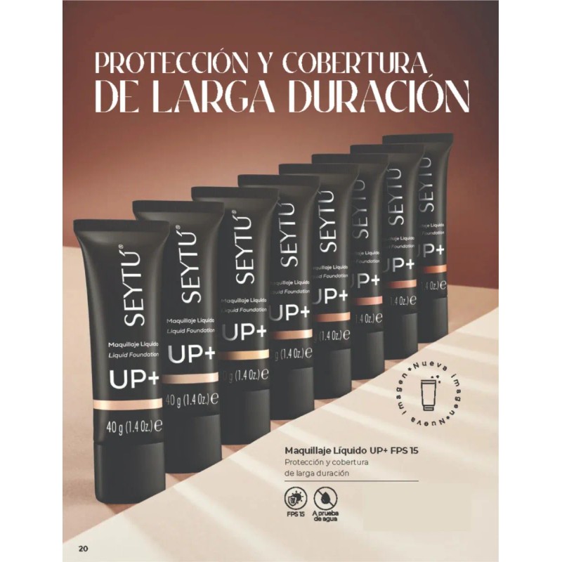 Paquete Seytu De Maquillaje Liquido + Rubor + Polvo Compacto