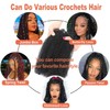 Afro Kinky Curl Braiding Bulk Hair 16 Inch 3 Packs