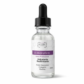 V-Hidrafirm Sérum Hidratante Reafirmante con Ácido Hialurónico, Colágeno y Elastina, 30ml Línea profesional. Uso en casa o en cabina spa como complemento en faciales profesionales.