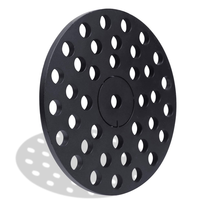 Bueyfolt 5" Cast Iron Drain Cover with Removable Drain Ports,