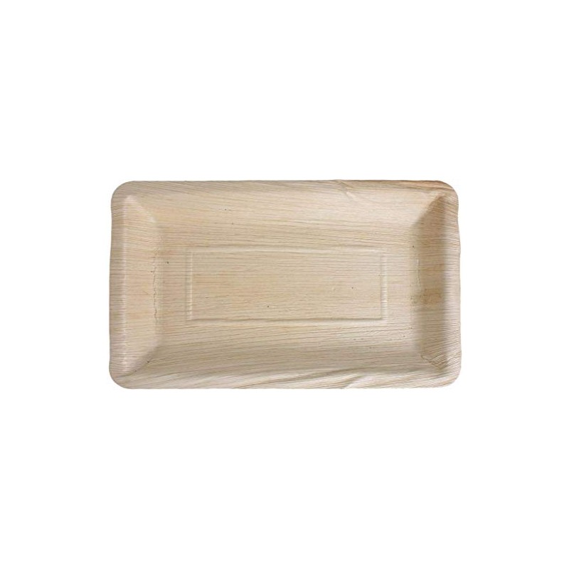 KOKA Palm Leaf Disposable Plates Rectangular Environmentally Friendly Disposable Tableware