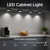 YGS-Tech LED Under Cabinet Lighting Kit, 1020 Lumens LED Puck