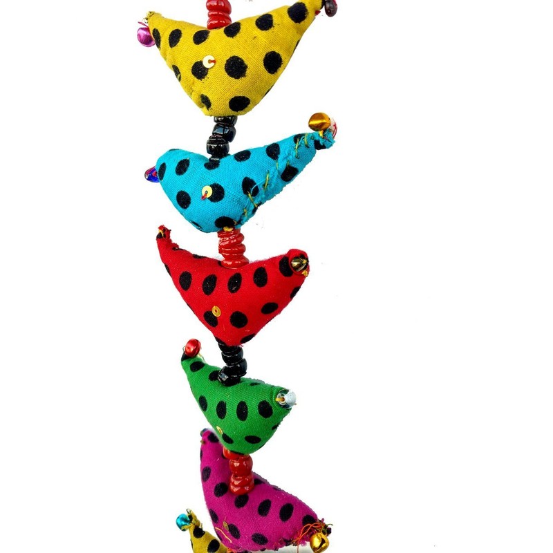 Rastogi Handicrafts Wall Hanging 30 Bird Bell Tota Traditional Indian