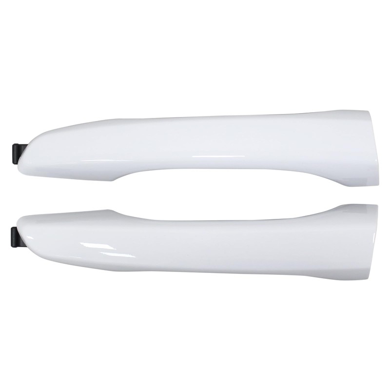 ApplianPar Front Driver and Passenger Side Exterior Door Handle White