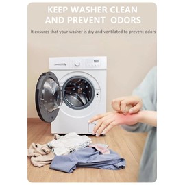 Washer Door Prop, [Easy to Stick] Front Load Washer Door Prop, Keep Front Load Washer Door Open and Clean, Washing Machine Door Prop (Pink)