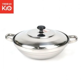 [Owner Clan] New Bok Pot with Lid / [오너클랜] 신형복냄비 중 뚜껑X 전골 찌개 양수 스텐 냄비