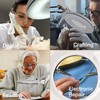 Gynnx Magnifying Glass with Light and Clamp,10X Lighted Magnifying Glass