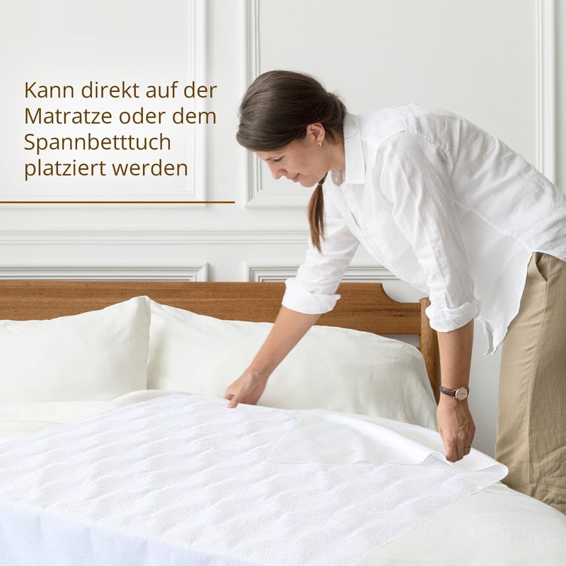 PimPam Factory Washable Cotton Mattress Topper 80 x 190 cm