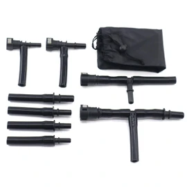 96-0190 Universal EVAP System Leak Detection Kit Compatible with Low Pressure Automotive Smoke Machine, Universal Vehicle Fuel System Diagnostic Tester Tool