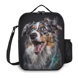 Insulated Lunch Box Dog Lunch Bag for Women & Men Small Leakproof Cooler Food Lunch Containers Reusable Large Capacity Lunch Tote Bags with Shoulder Strap for Work Travel Picnic