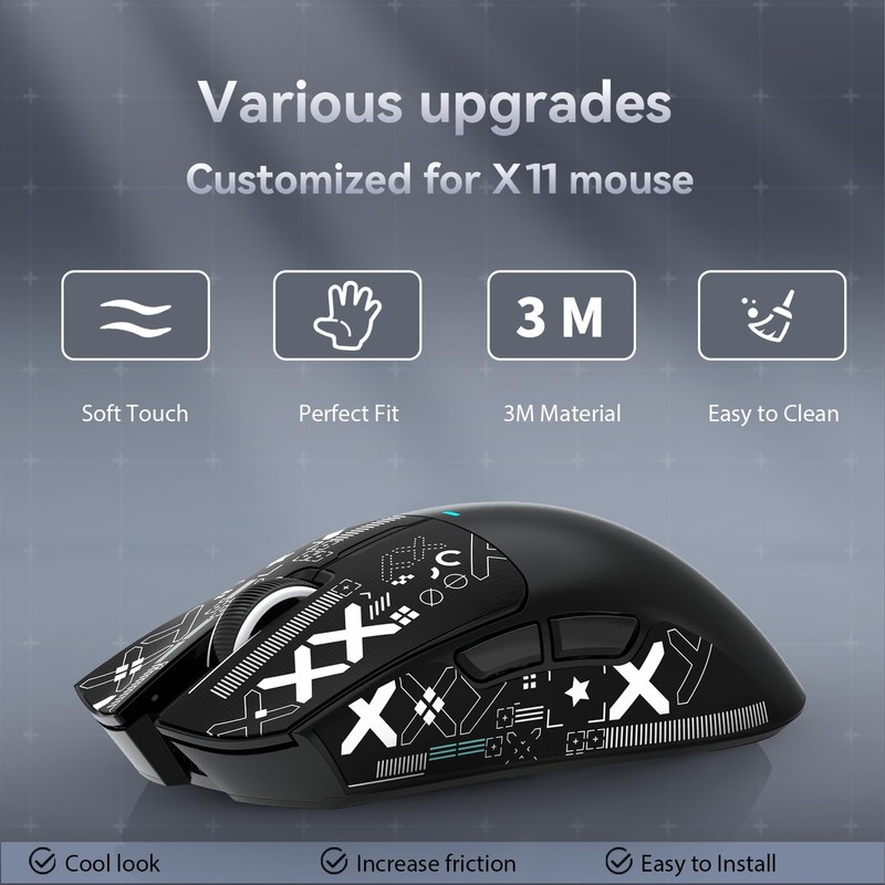 MAGIC-REFINER Attack Shark Gaming Mouse Anti-Slip Grip Tape, Compatible with