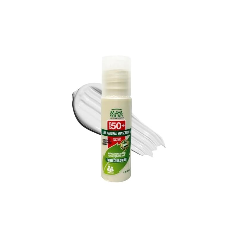 Maya Solar Bloqueador Solar 100% Ingredientes Naturales Minerales SPF 50+
