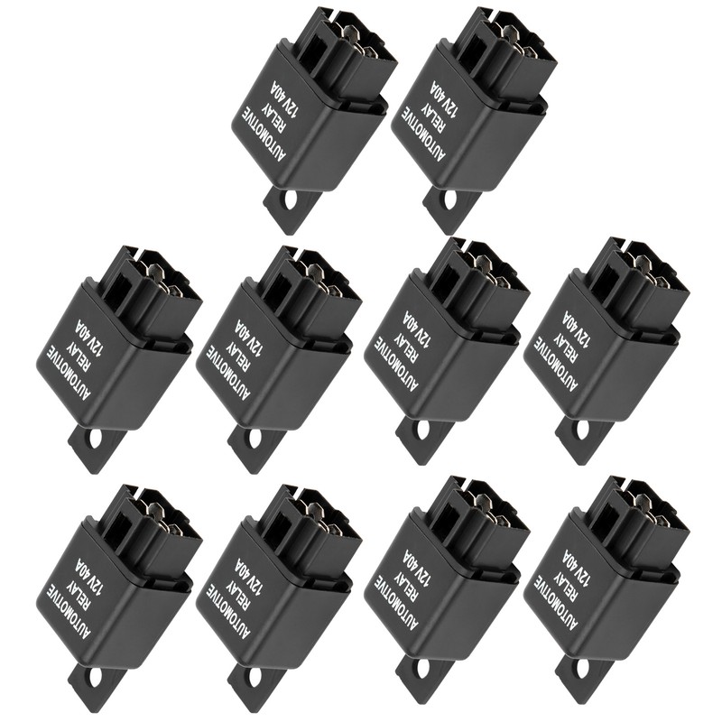 10Pcs DC12V 40A Automobile Car Air Conditioner Condensers Relay with