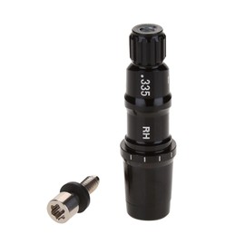 Tbest Manga del Eje del Palo de, Accesorio de Repuesto del Adaptador del Eje de de Aleación de Aluminio para el Conductor M3 M4 (Calibre .335)
