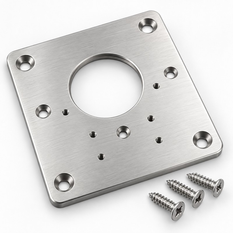 Stainless Steel Cabinet Hinge Repair Plates – 20 Sets with