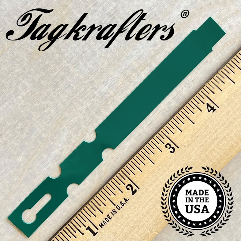 TAGKRAFTERS 5" x 1/2" Dark Green - 2,000 Pcs -