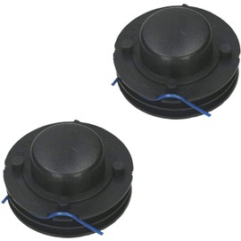 SPARES2GO Line & Spool Compatible with MacAllister GT2535S MGTP300P Strimmer Trimmer (Pack of 2)