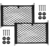 BetterJonny 2pcs Car Mesh Cargo Net, 25X45cm Cargo Nylon Net