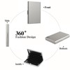 LOUEBICA Stainless Steel Credit Card Wallet RFID Blocking Metal Case