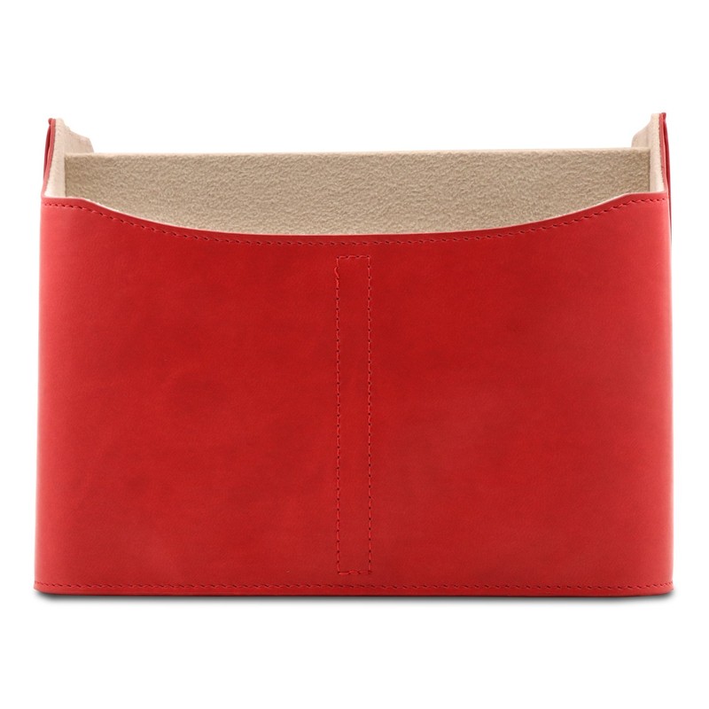 LONDO Leather Remote Control Organizer and Caddy with Tablet Slot