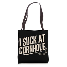 Funny Cornhole Player Suck At Cornhole Tote Bag
