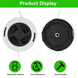 LZEXIN Trimmer Head for Stihl Autocut C26-2 FS 55/56/70/90/94/91/100/111/130/130T/131/240 4002 710 2137 460TC-EM Brushcutter, Bump Feed Brush Cutter Head Spool, Auto Cut Strimmer Head (2pcs)