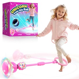 Ankle Skip Ball for Kids Girls Toy for Toddler Ages 3-8 Game Birthday Presents Toys for Garden Outside Kids Adult Gifts for Age 3 4 5 6 7 8 Years Old Kids