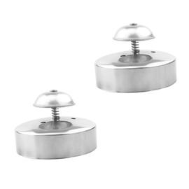 STOBAZA 1set Sandwich Cutting Mold Shapes Press Cutters Shaped Slicer DIY Sandwich Maker Household Sandwich Sealer Practical Sandwich Maker Sandwich Cutting Tool Stainless Steel Silver 2pcs