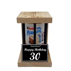 Children's Bar - Emergency Gift - Black Edition - (10 x 21 g) Happy Birthday 30 - 30th Birthday Gift