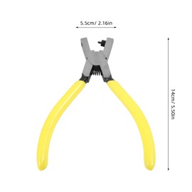 OSALADI Single Hole Puncher Tool Heavy Duty Metal Paper Hole Punch Lightweight Portable Craft Puncher for Accurate DIY Projects for Tags Tickets More