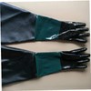 Rubber Sandblasting Gloves Anti-Slipping 60cm PVC Special Gloves for Sandblasting