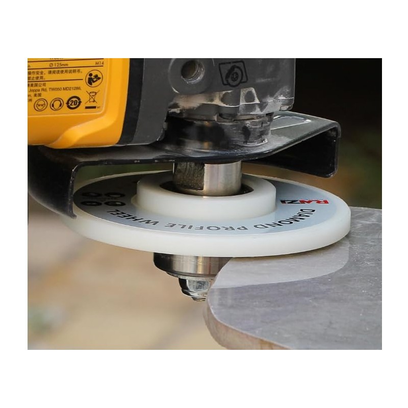 Diamond Hand Profiler/Router Bit White Nylon Cover Granite Worktop Full