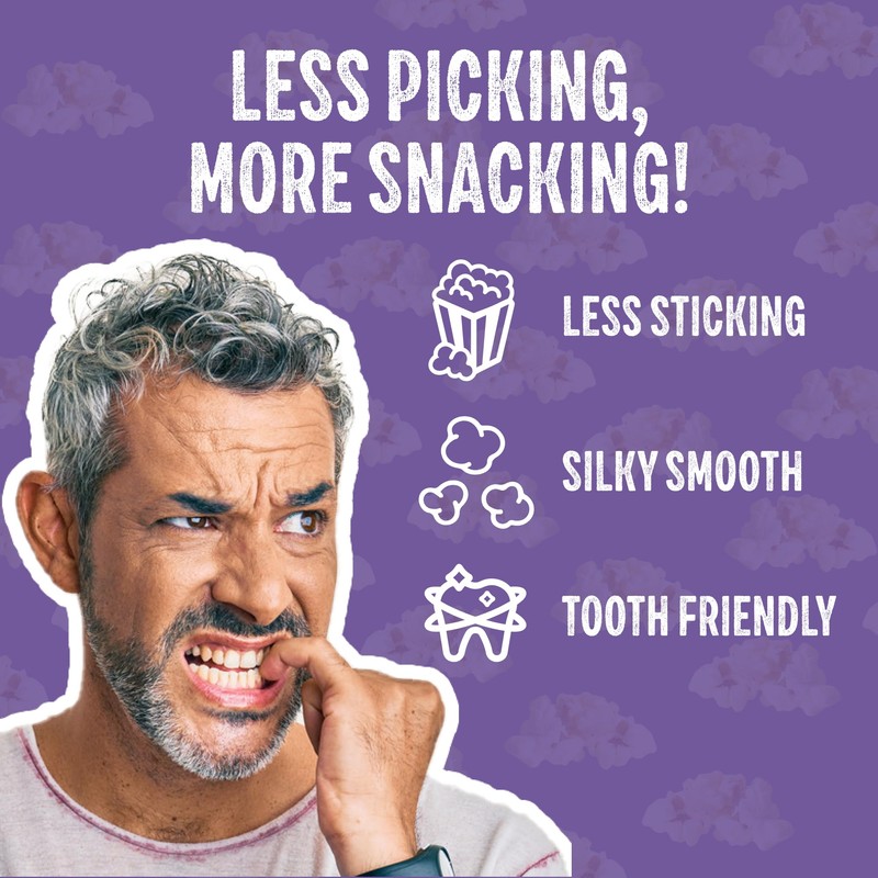 Purplesful Purple Corn Popcorn, Silkier, Creamier & Healthy Popcorn, Vegan-Friendly,