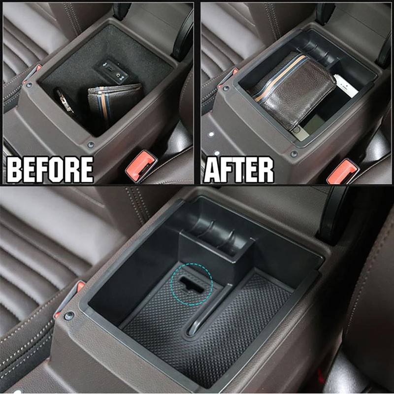 KASturbo Centre Console Storage Box Compatible with Passat B8 Sedan