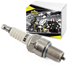 Area1 Scooter Spark Plug Type BR7ES (Protected) 50 cc 2 Stroke, Compatible with Explorer (Race GT Iron Hi Race Spin) Forstinger Luxxon AGM Rivero